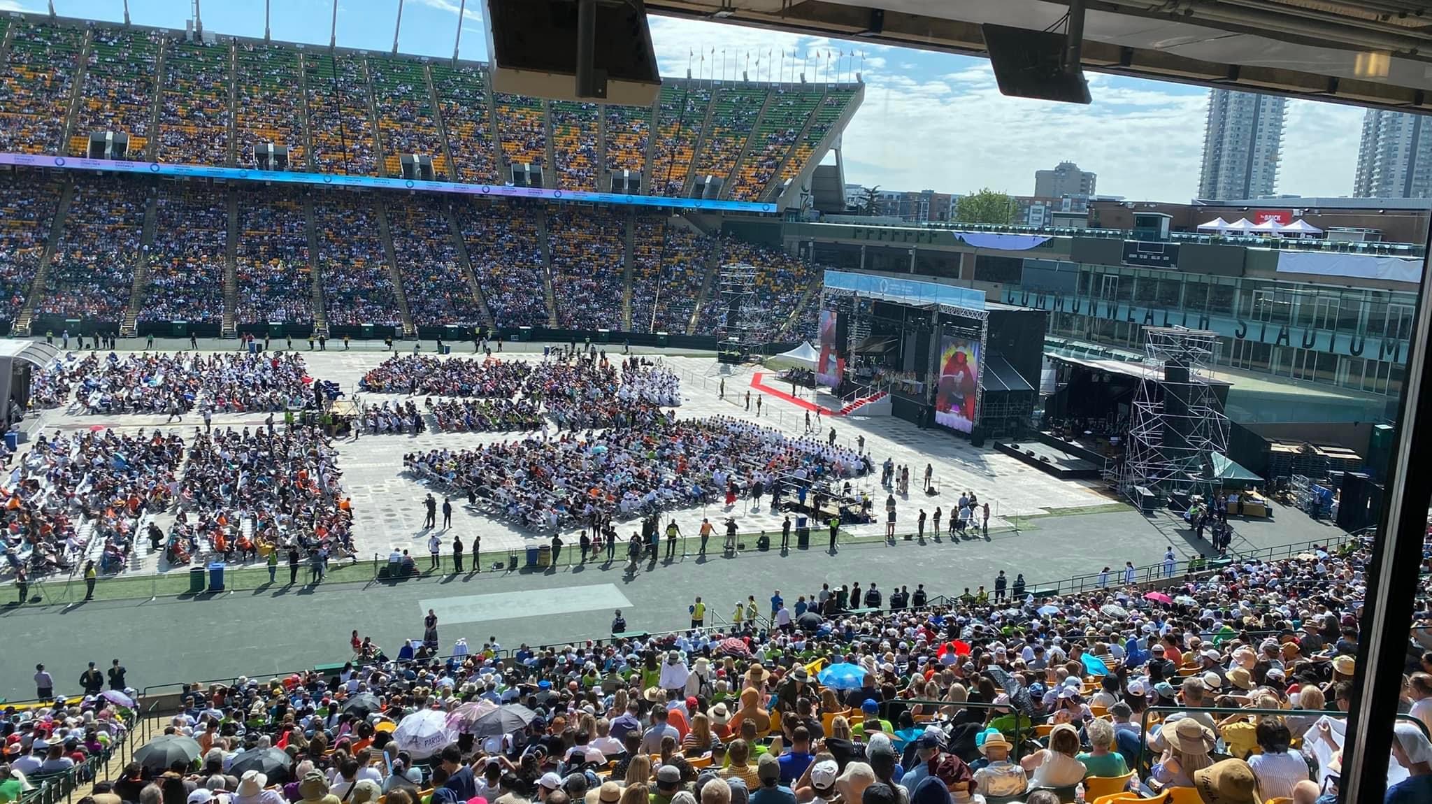 Canada: célébration de la messe en présence du Pape à Edmonton