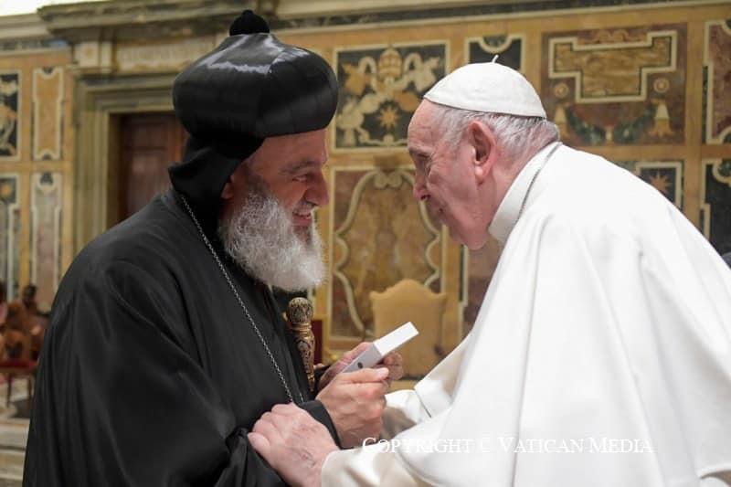 Rome: le Patriache syriaque-orthodoxe reçu par le Pape