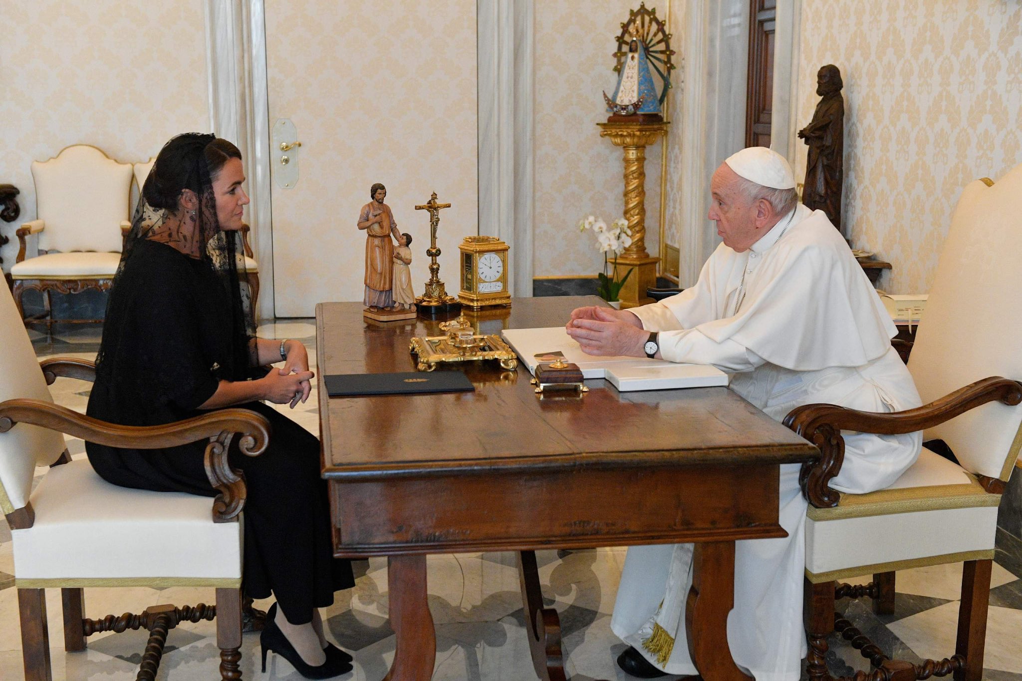 Rome: le Pape reçoit Katalin Novák la nouvelle présidente hongroise