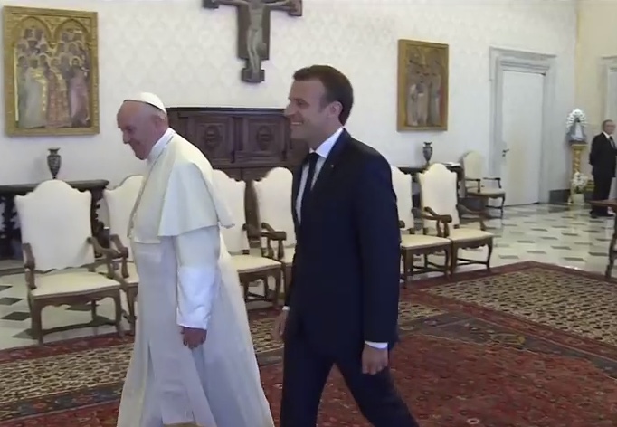 Rome: le Pape rencontrera Emmanuel Macron