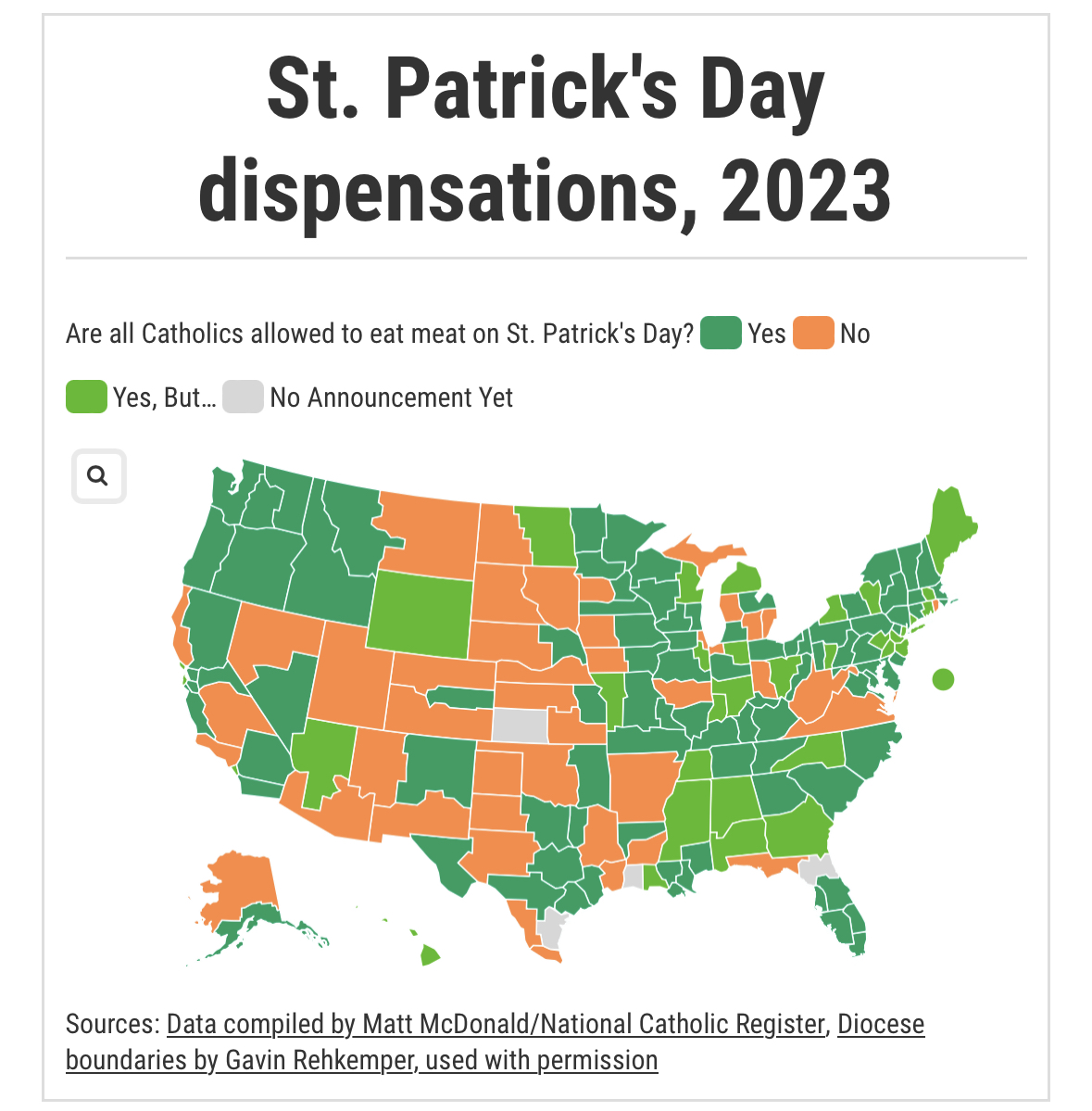 États-Unis: dispense d’abstinence pour la saint Patrick (II)