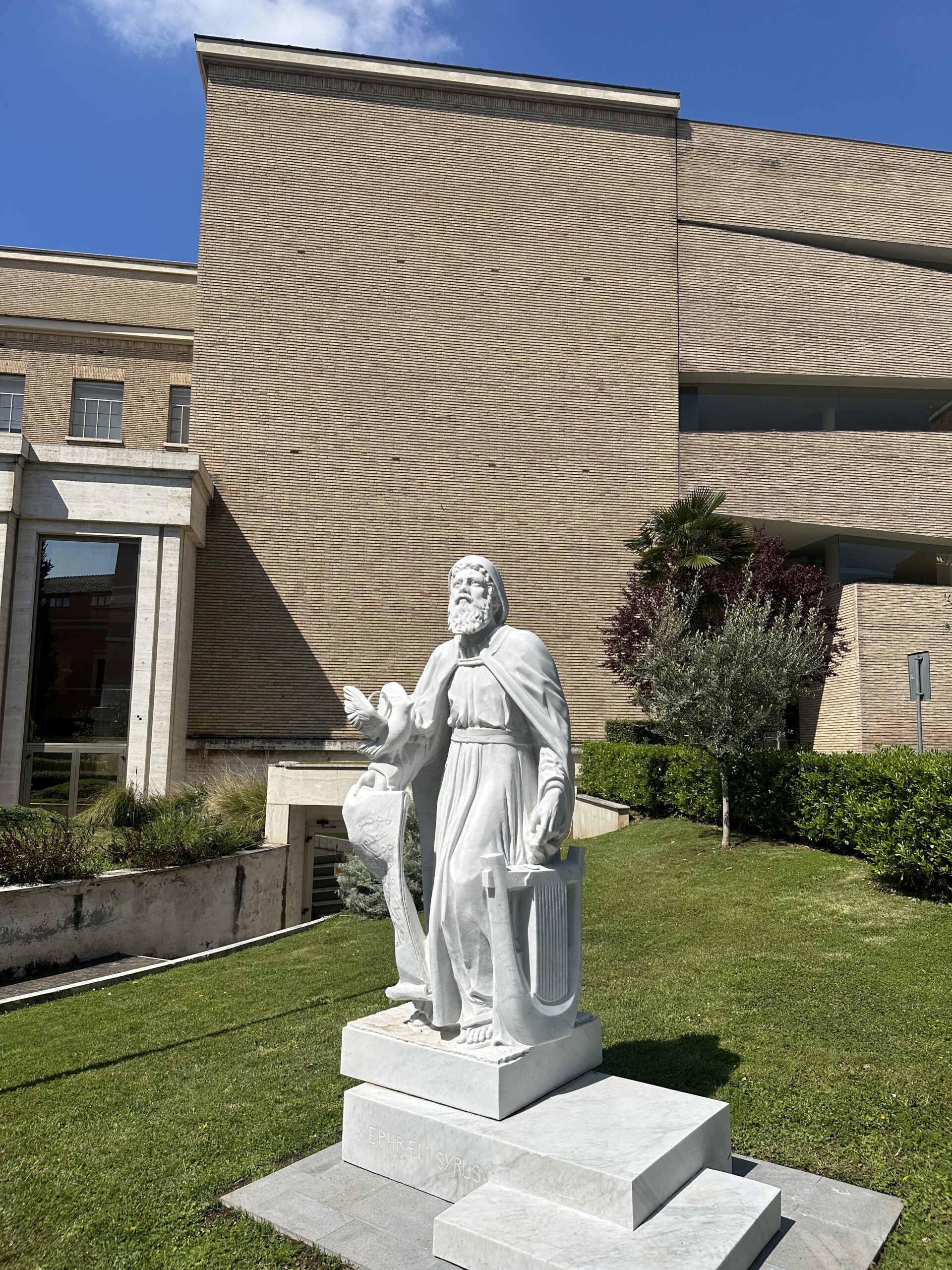 Rome: bénédiction de la statue de saint Ephrem au Latran