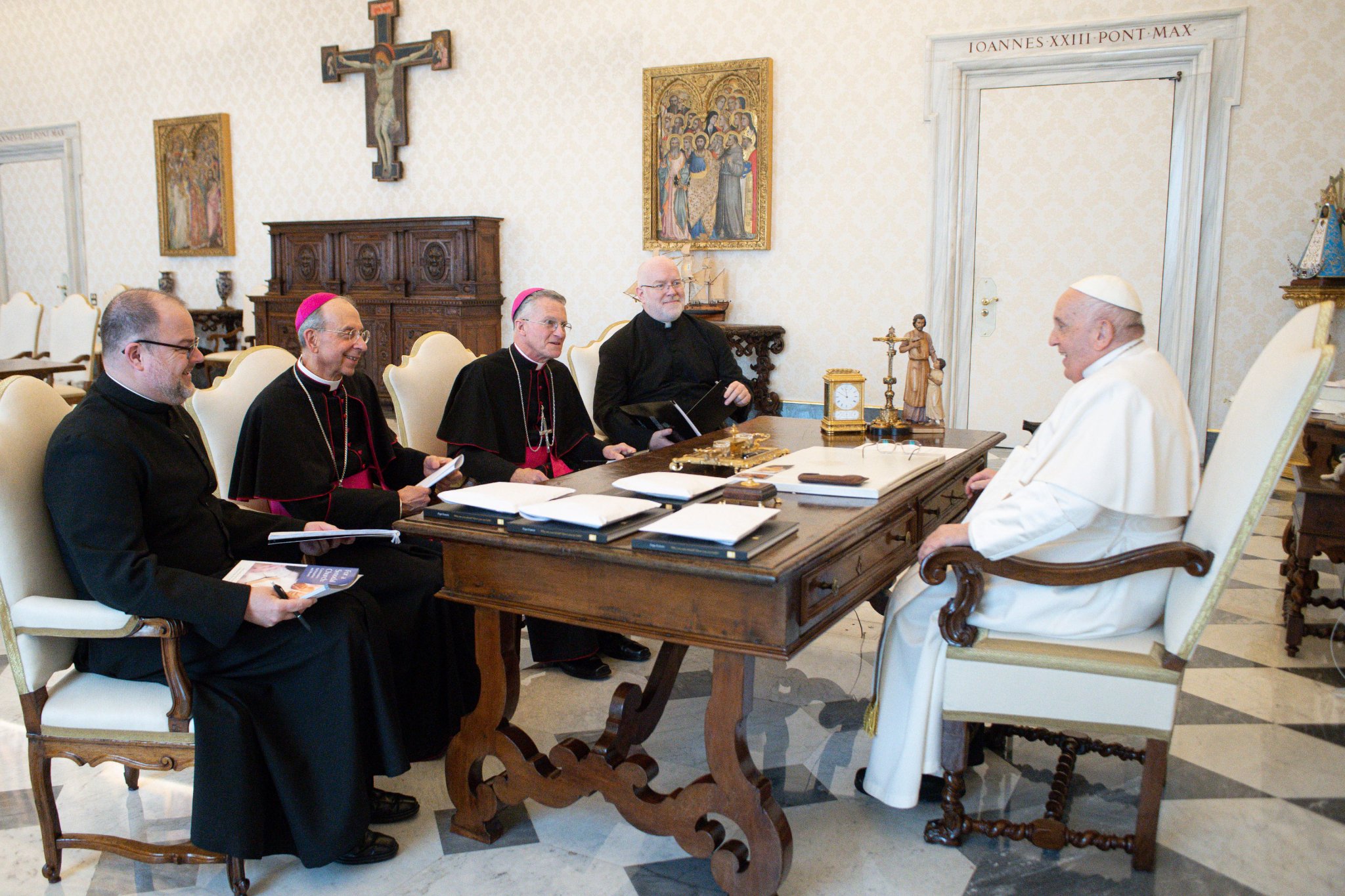Rome: les responsables de la conférence épiscopale des évêques américains reçus par le Pape
