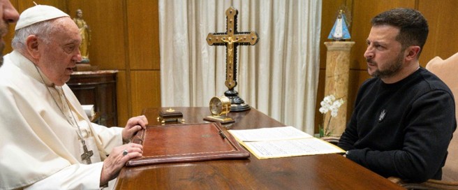 Rome: le Pape François a rencontré Volodymyr Zelensky