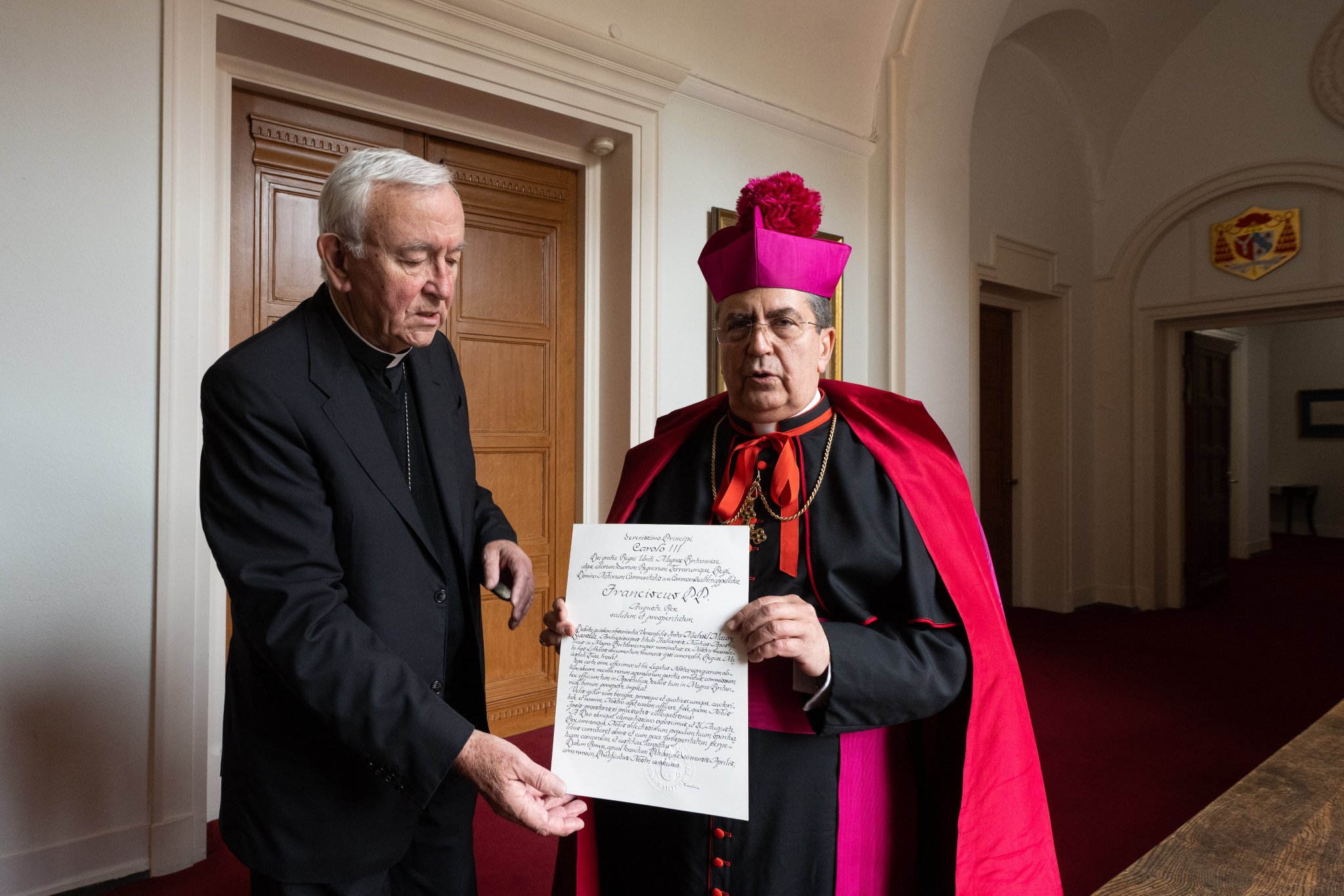 Royaume-Uni: accueil du nouveau Nonce apostolique par l’archevêque de Westminster
