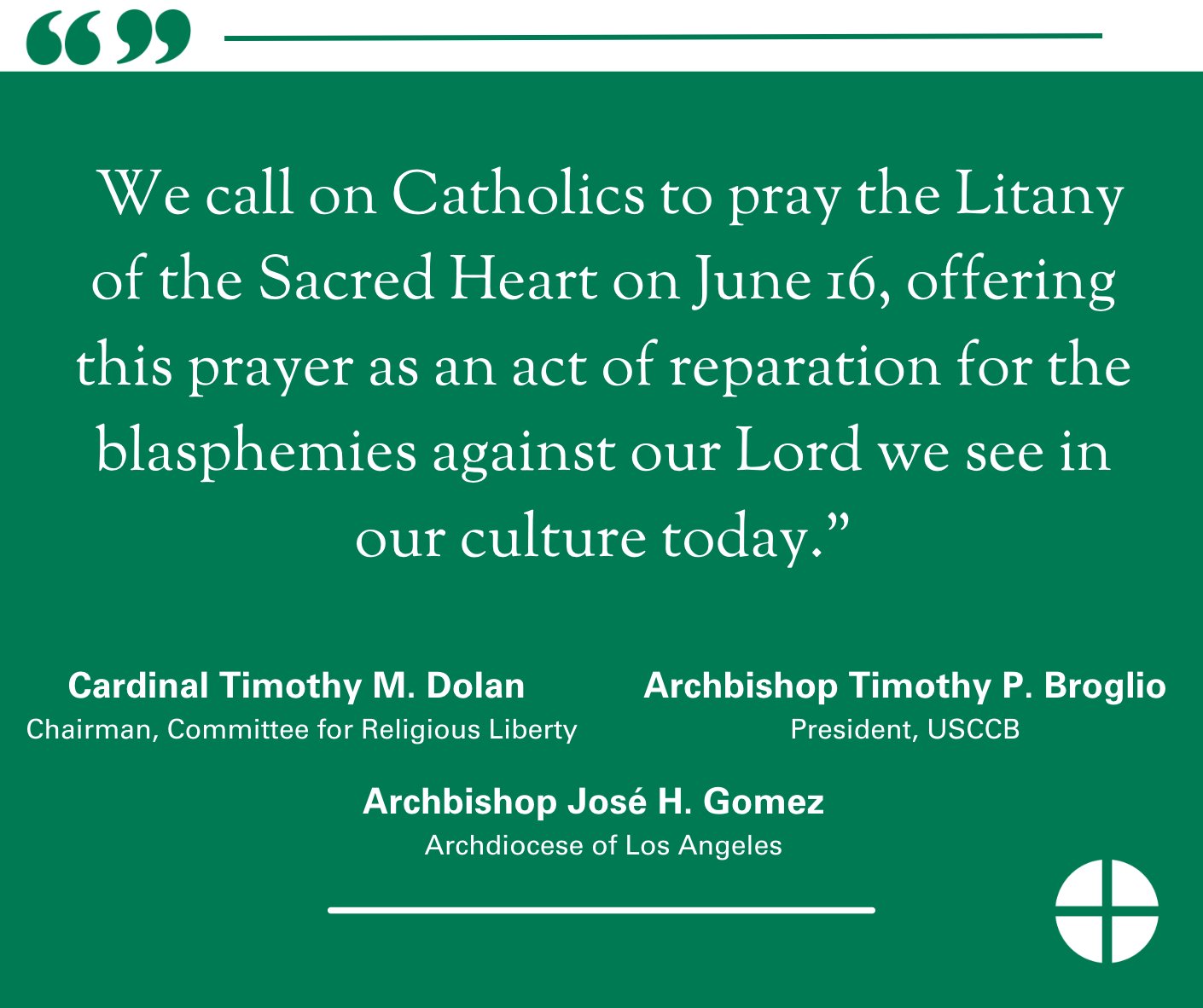 Les évêques américains appellent les fidèles à prier les litanies du Sacré-Coeur