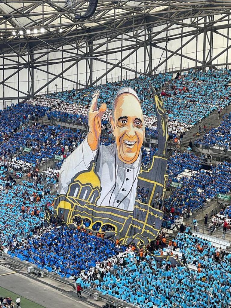 Messe du Pape au stade Vélodrome de Marseille: une messe particulièrement suivie