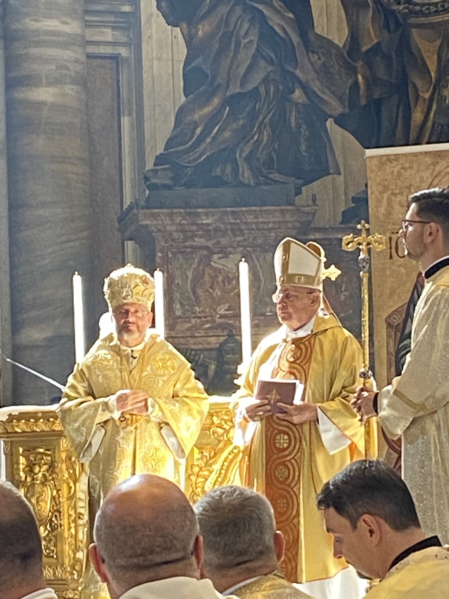 Célébration de la Divine liturgie à Saint-Pierre de Rome