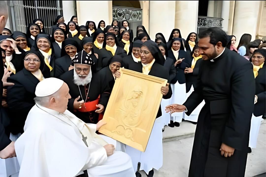Rome: le pape François reçoit une congrégation de rite syro-malankar