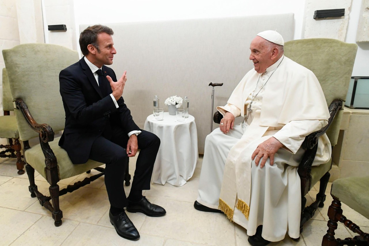 Le pape François a rencontré Emmanuel Macron