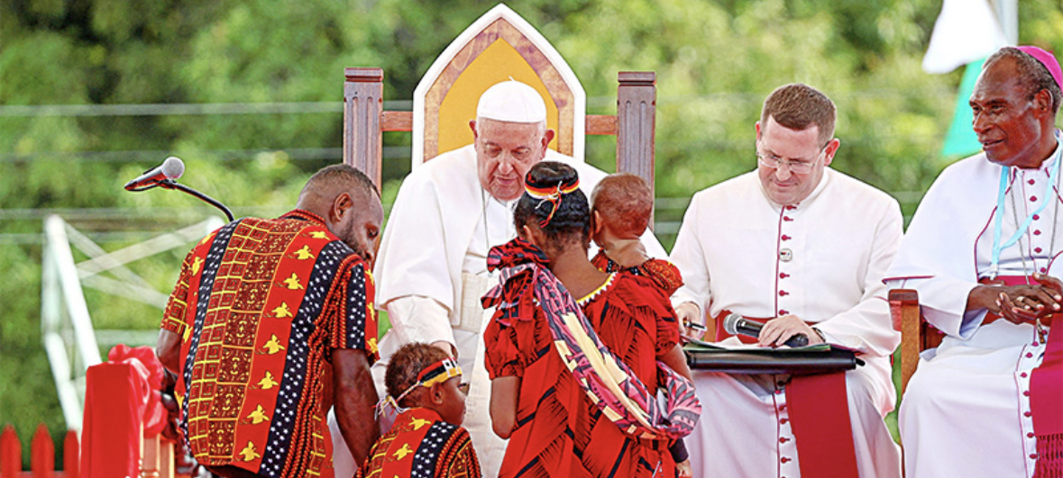 Le pape s’est rendu dans le diocèse reculé de Vanimo en Papouasie-Nouvelle-Guinée