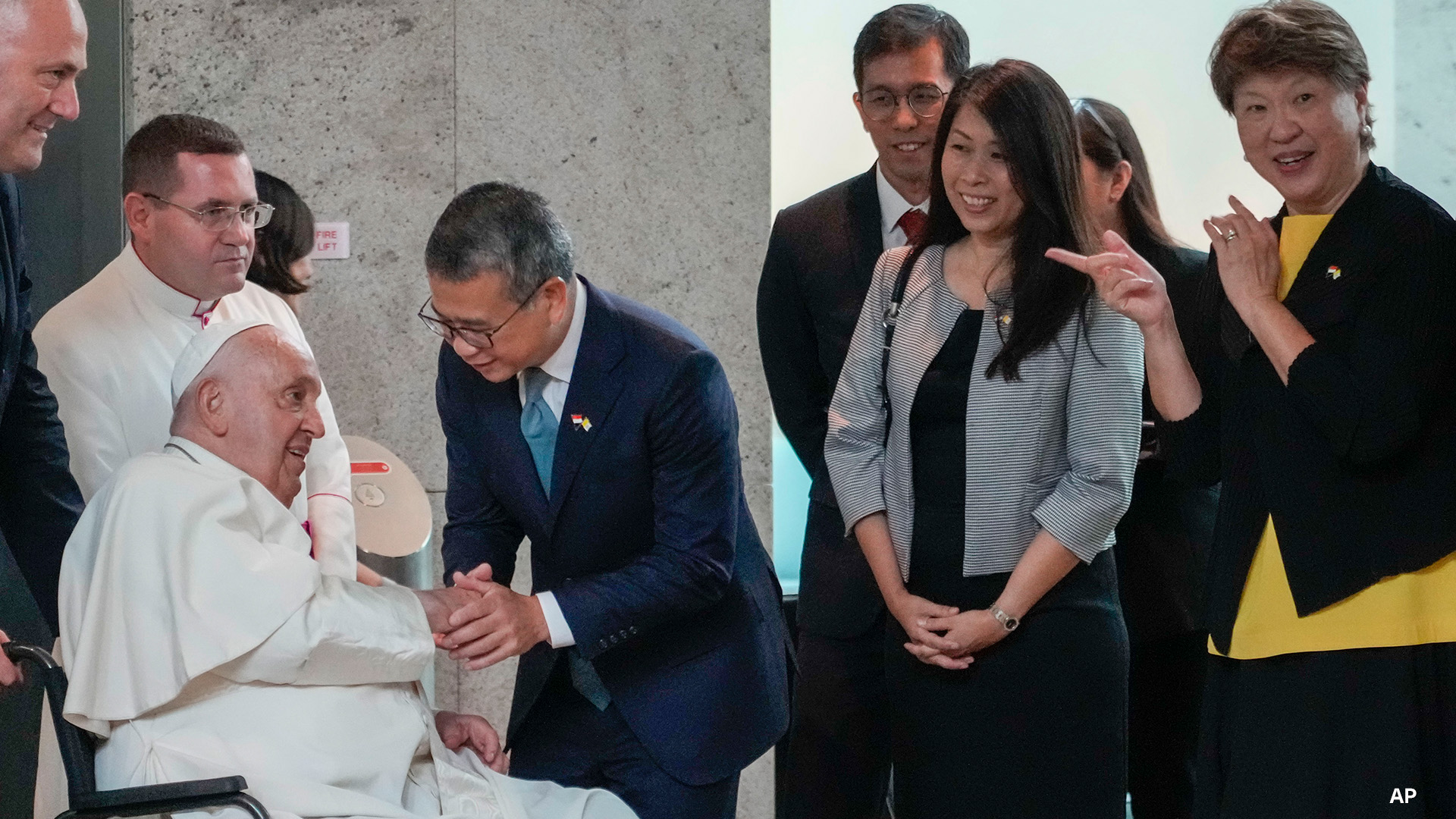 Le pape François est arrivé à Singapour