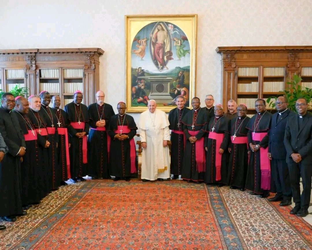 Le pape François rencontre les évêques du Mozambique