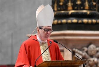 Rome: messe du 7ème jour des novendiales célébrée par le cardinal Gugerotti