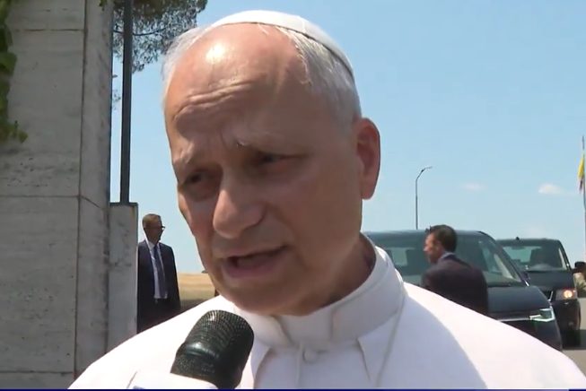 Le pape a donné un entretien à la télé italienne