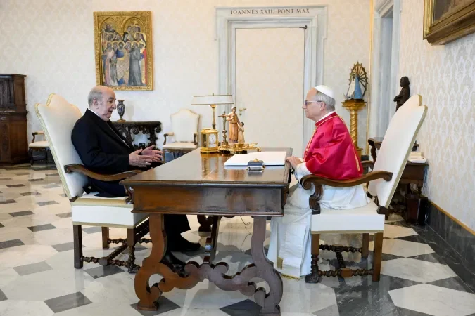 Le pape Léon XIV a reçu le président algérien