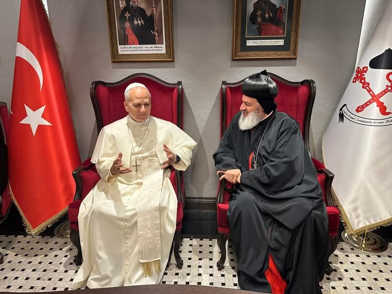 Istanbul : le pape a rencontré le patriarche syriaque orthodoxe