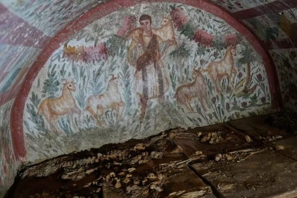 Turquie : découverte d’une fresque représentant le Christ en Bon Pasteur