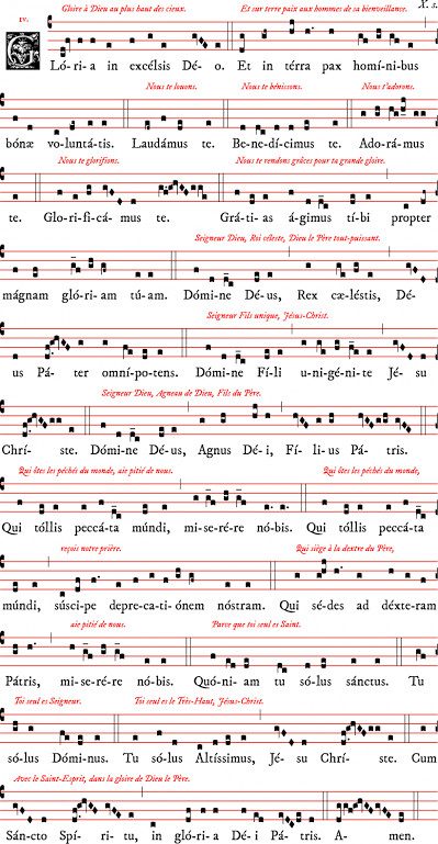 Le Gloria, un chant venu du Ciel