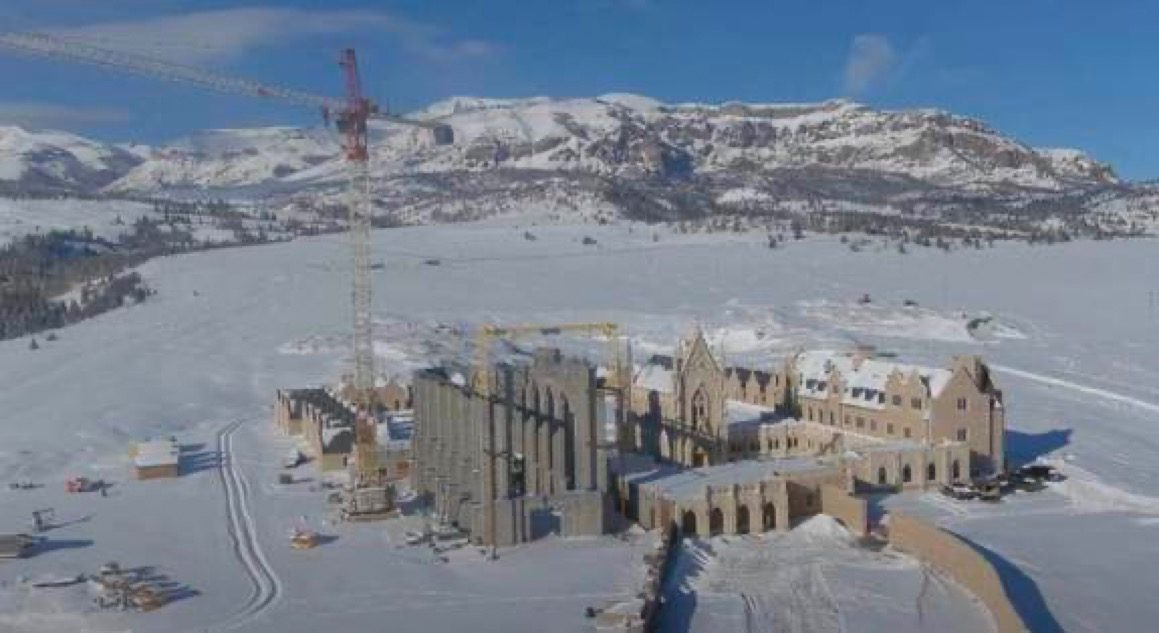 États-Unis: un monastère Carme de style gothique en construction dans le Wyoming