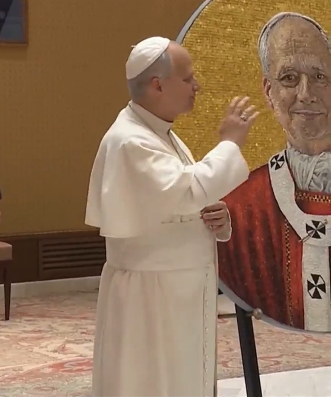 Rome: la mosaïque du pape Léon XIV figure désormais à la basilique Saint-Paul-hors-les-Murs