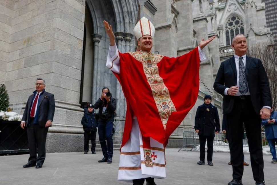 New York: installation du nouvel archevêque dans la cathédrale