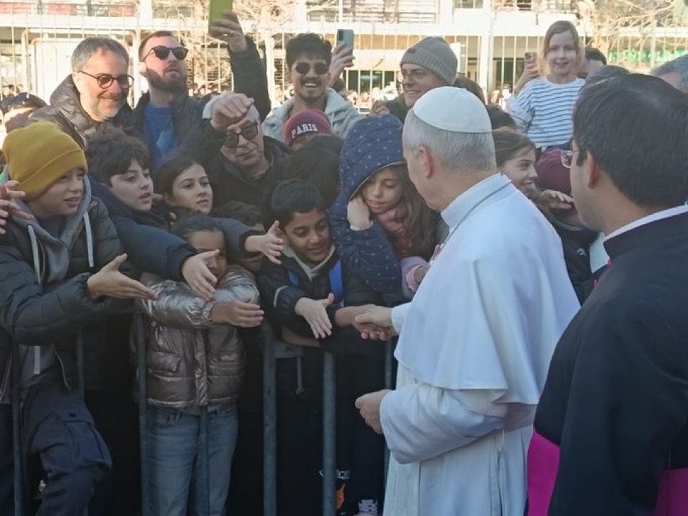 Le pape se rend à une paroisse situé dans le sud de Rome, à Ostie