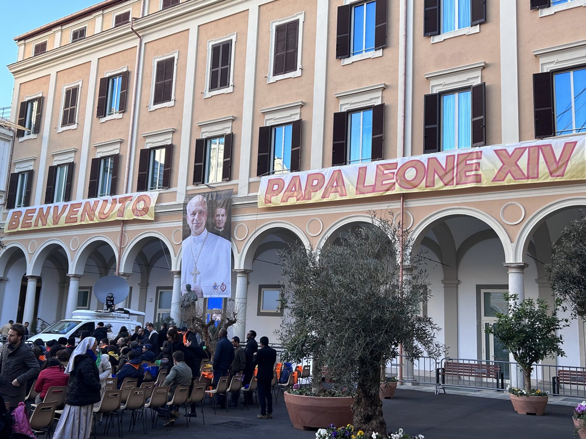 Le pape s’est rendu à la paroisse du Sacré-Coeur de Rome