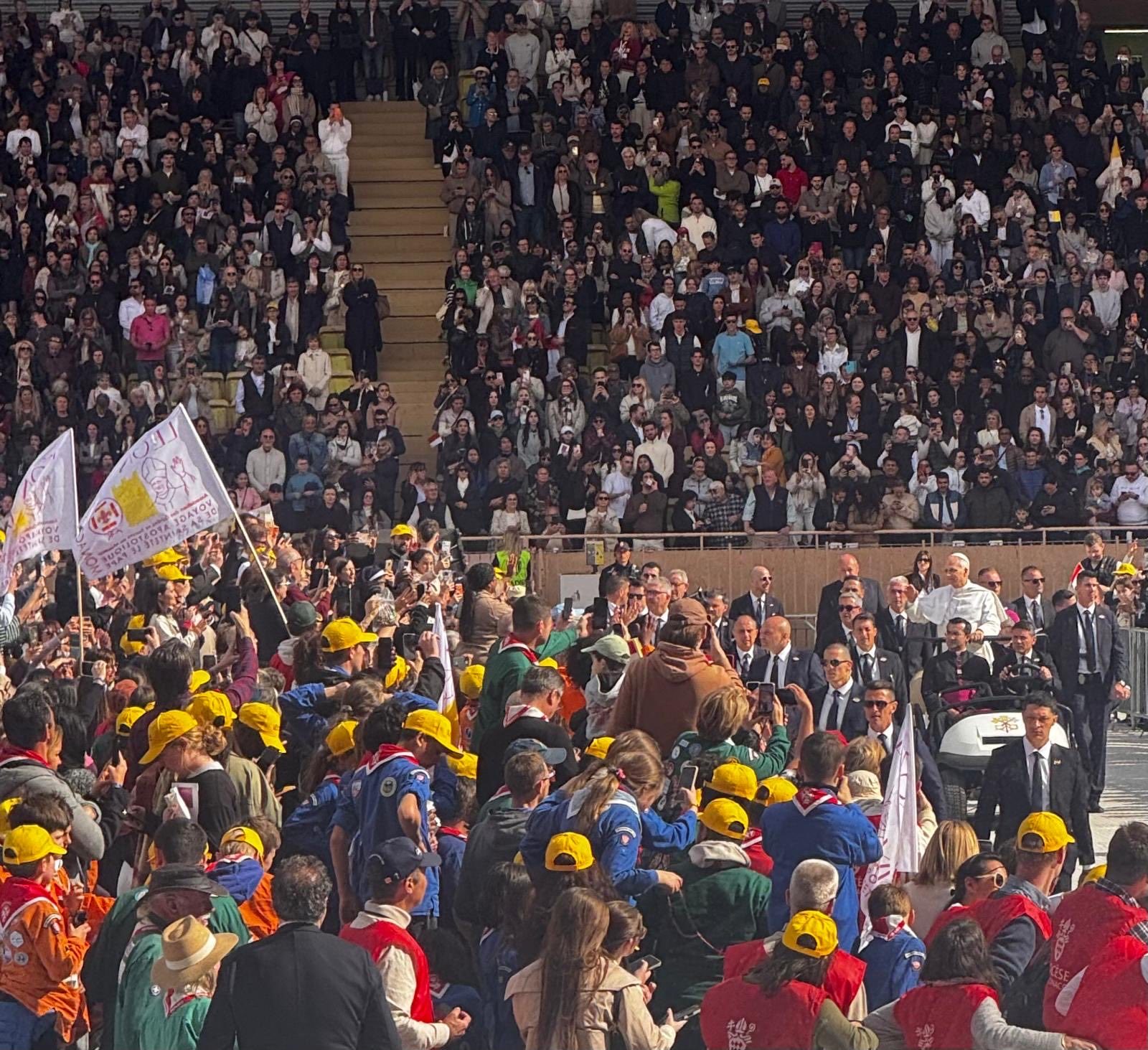 Un voyage papal suivi à Monaco et aussi en France