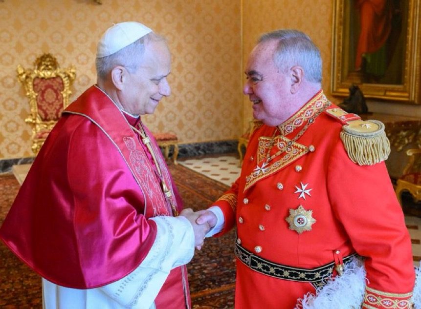 Rome: le pape reçoit les dirigeants de l’Ordre de Malte