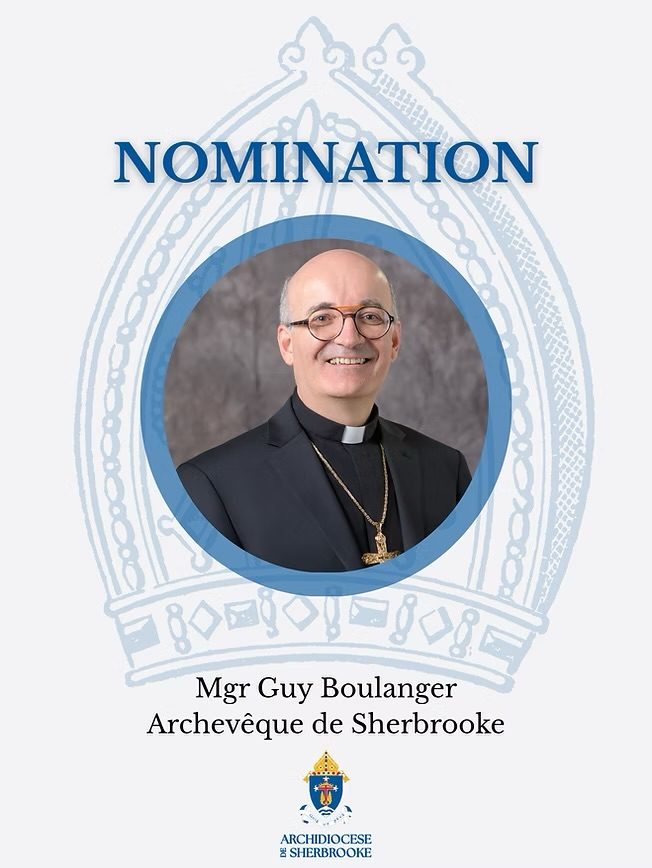 Québec: Mgr Guy Boulanger nommé archevêque de Sherbrooke