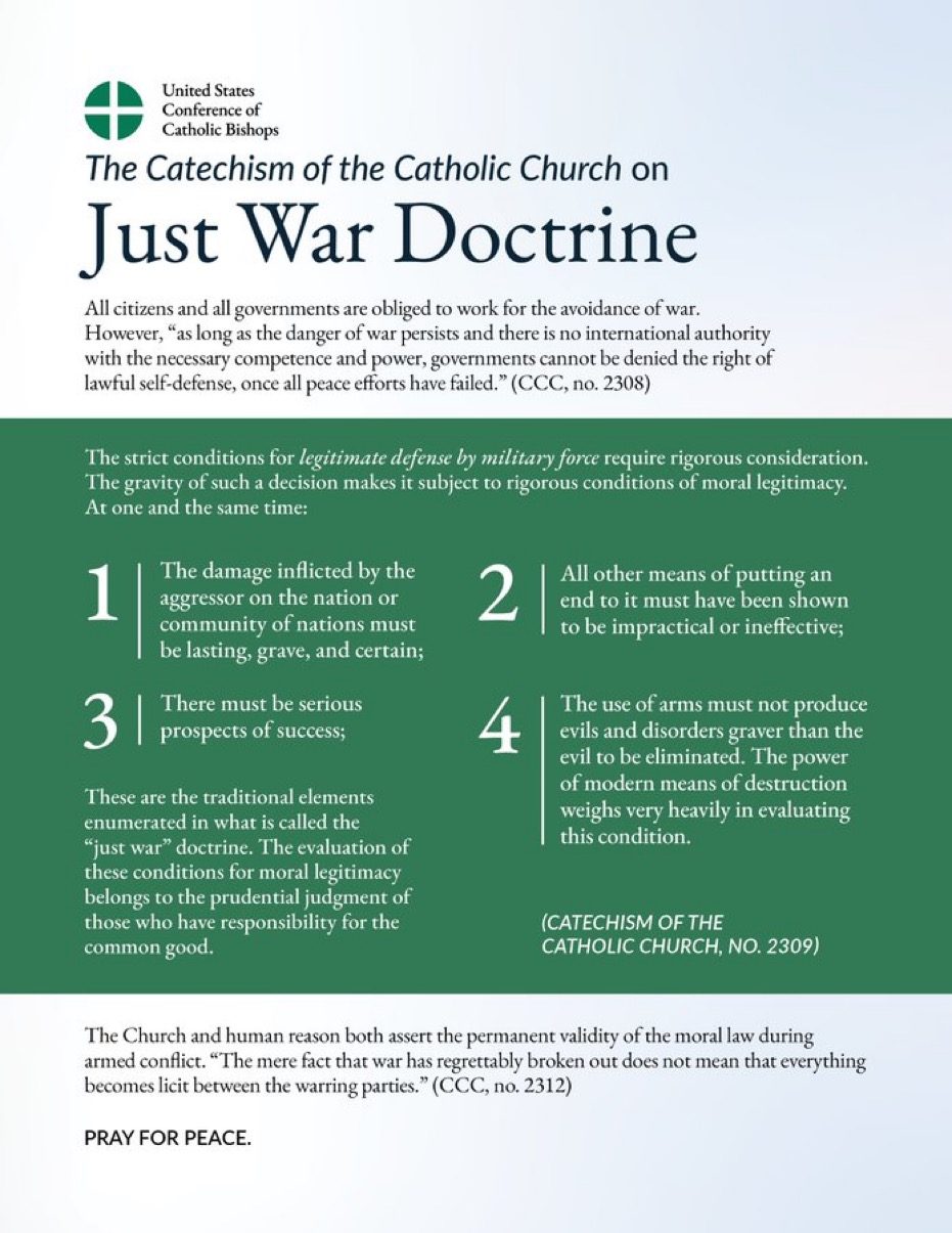 États-Unis: la conférence épiscopale rappelle les conditions de la guerre juste
