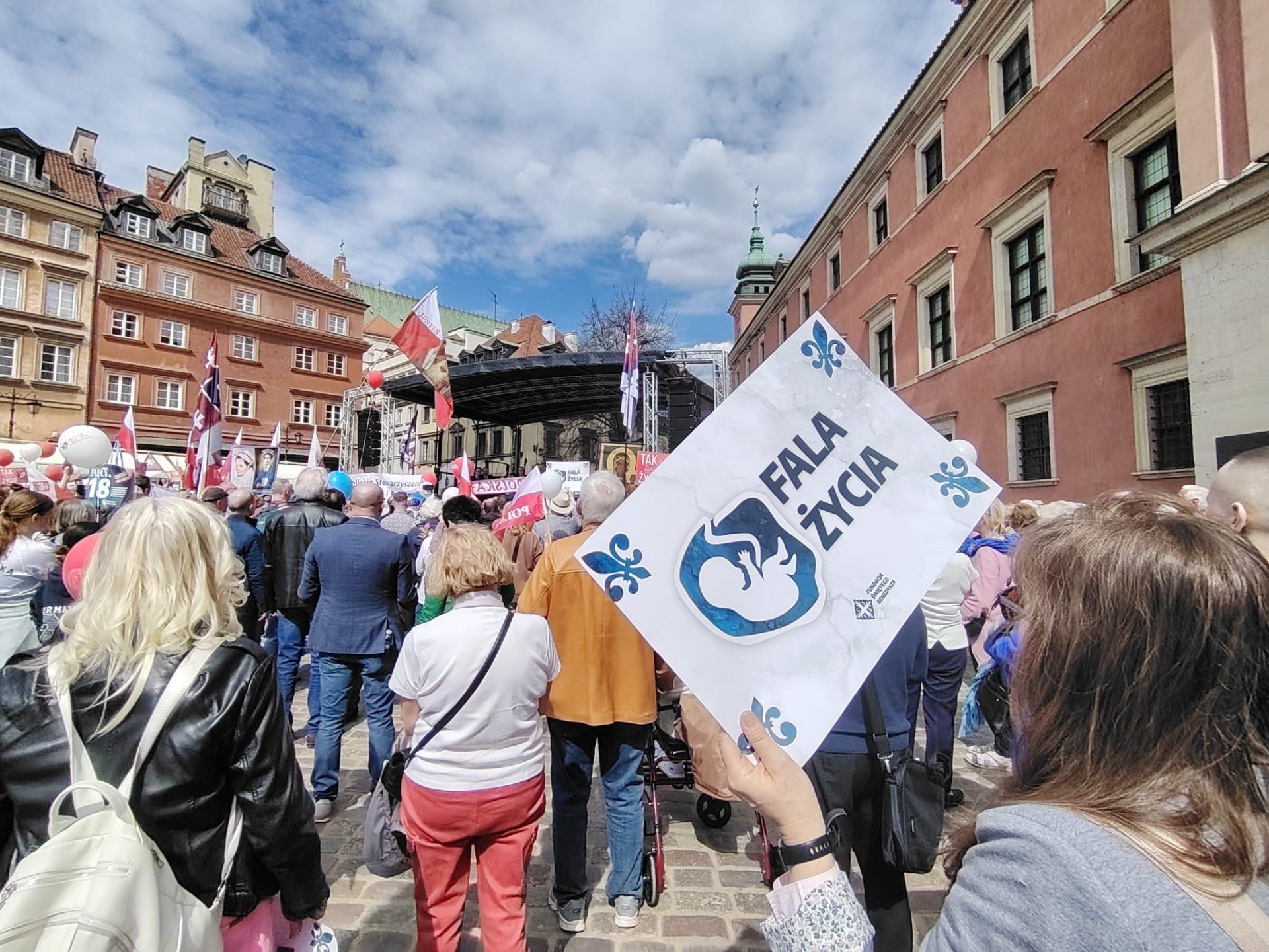 Rassemblement pour la vie à Varsovie