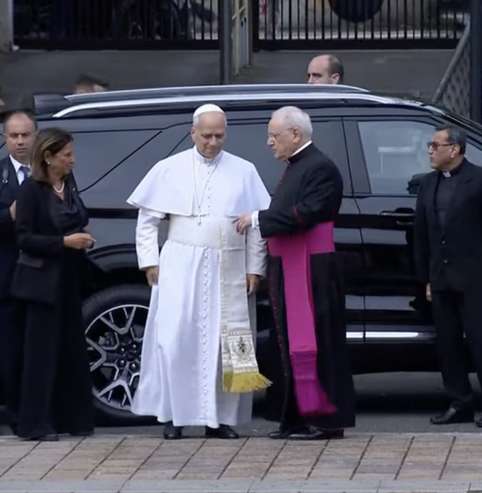 Le pape Léon XIV est arrivé à la Sapienza de Rome