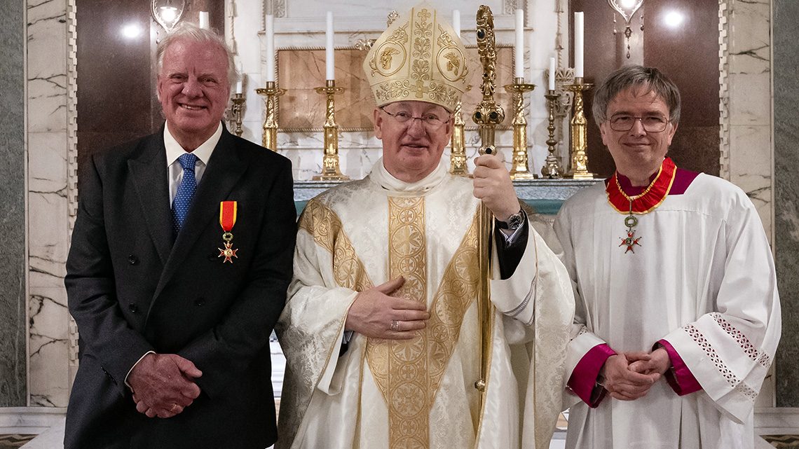 Angleterre: un député décoré de l’Ordre équestre de Saint Grégoire le Grand à la cathédrale de Westminster