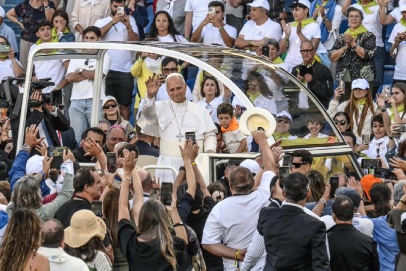 Messe du pape au stade de Grande Canarie