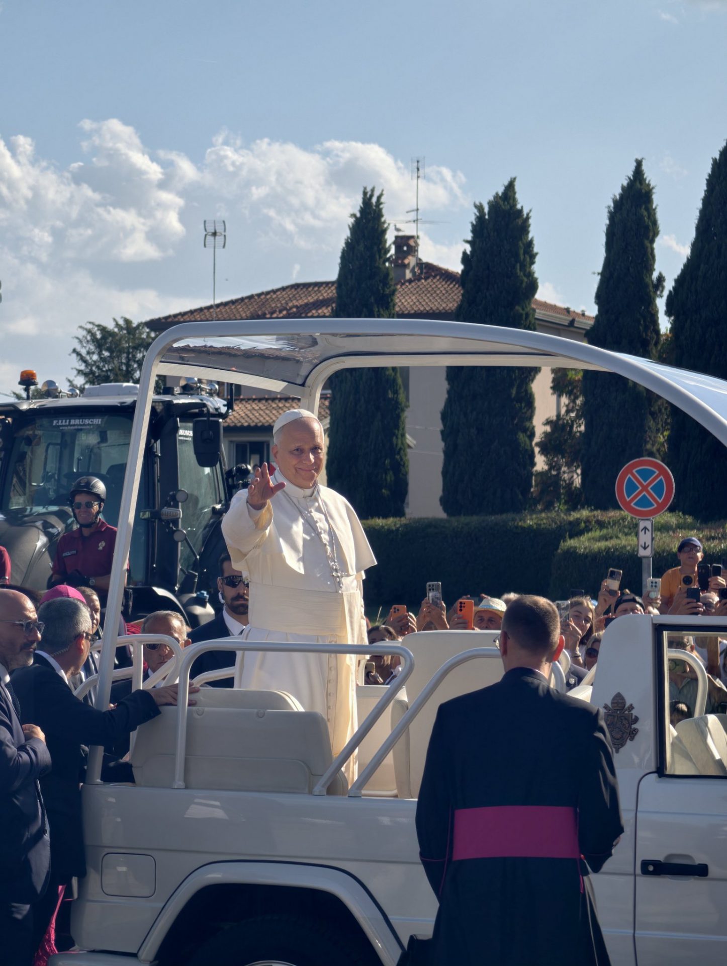 Le pape a célébré une messe à Rimini