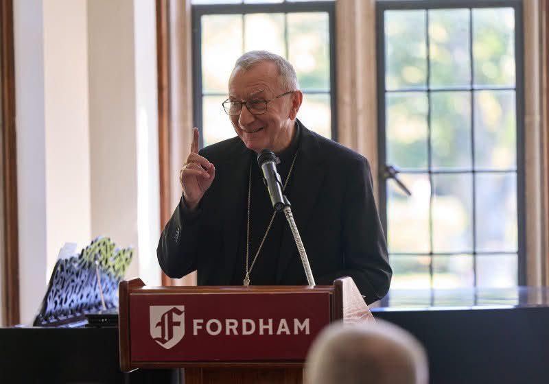 Bronx: le cardinal Parolin s’est rendu à l’Université de Fordham